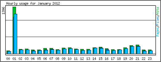 Hourly usage