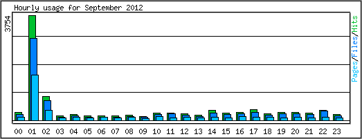Hourly usage