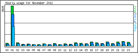 Hourly usage