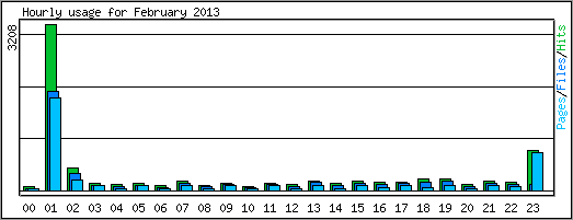 Hourly usage