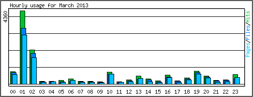 Hourly usage