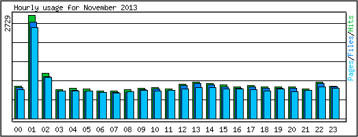 Hourly usage
