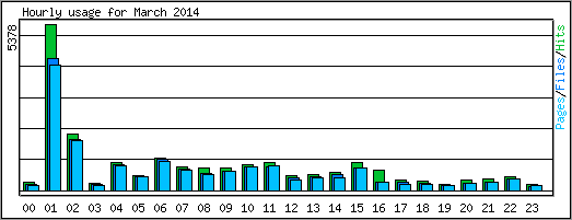 Hourly usage