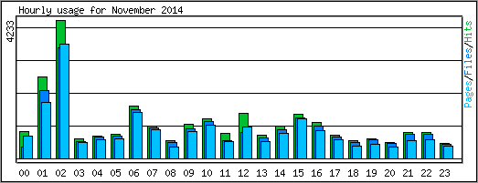Hourly usage