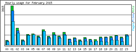 Hourly usage