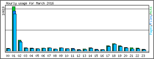 Hourly usage