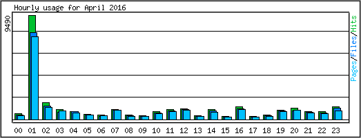 Hourly usage